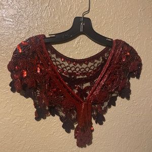 Elegant Heavy Duty Faux beaded Shoulder/Neck piece
